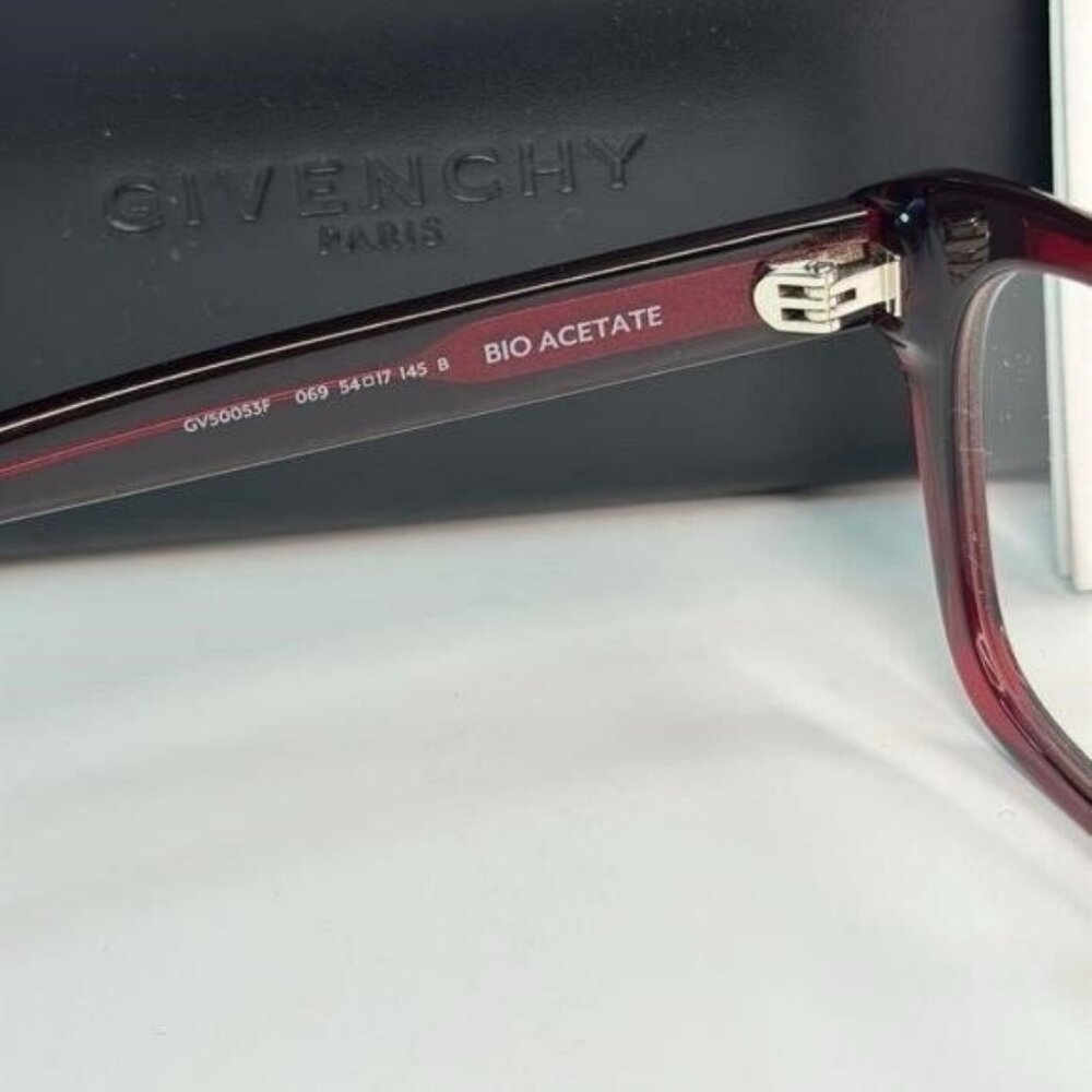 Givenchy GV50053F Shiny Bordeaux Designer Glasses for Men - Bold Style - Picture 6 of 12